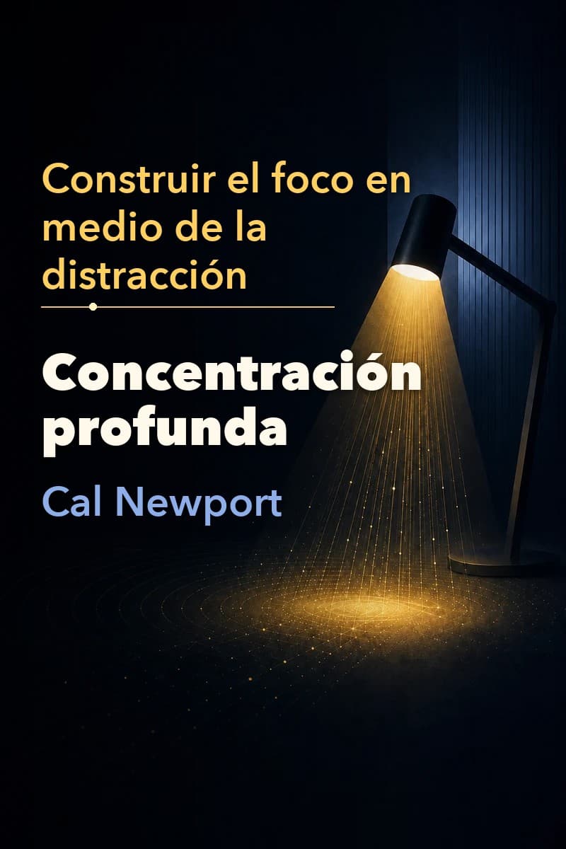 Concentración profunda İspanyolca kitap özeti kapağı