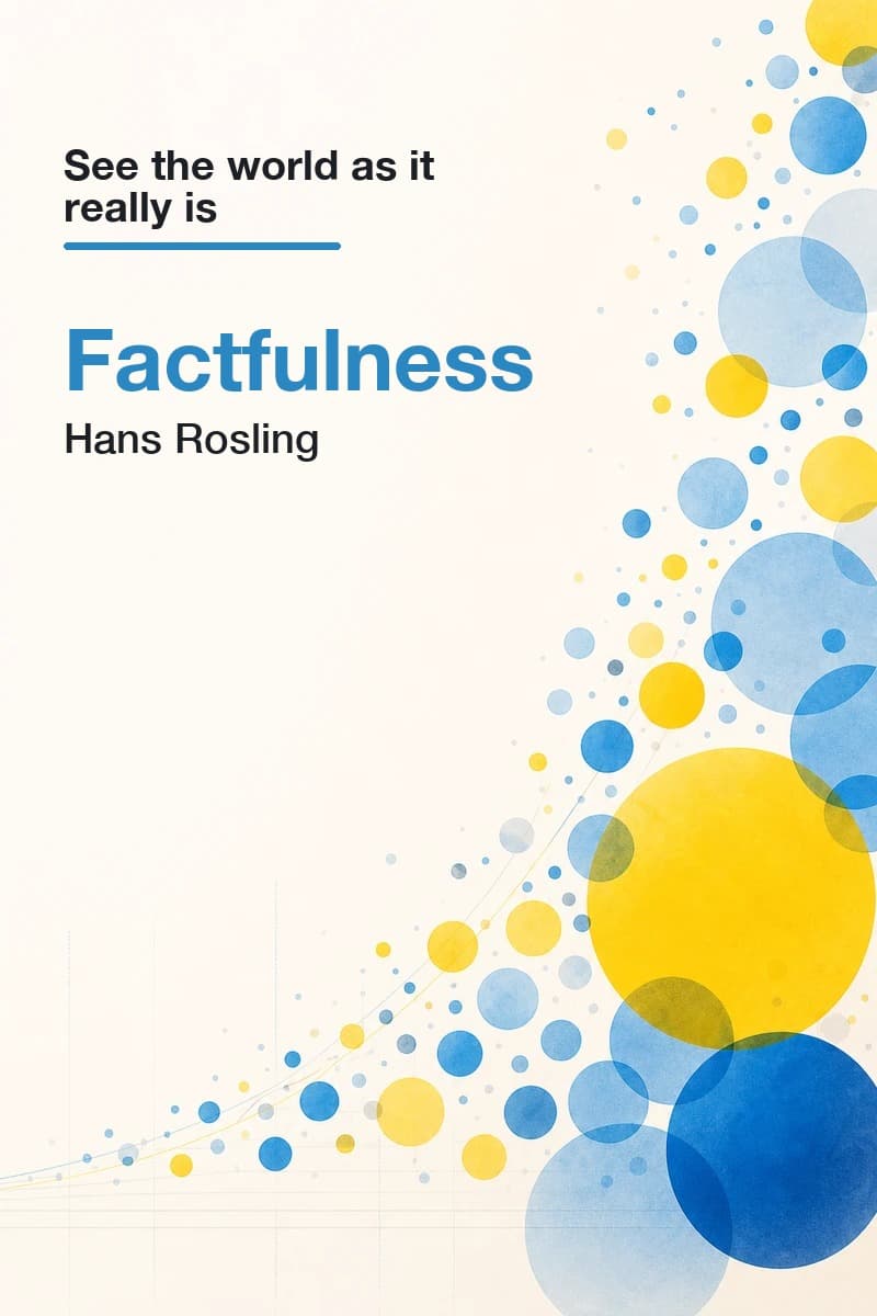Factfulness İngilizce sesli kitap özeti kapağı